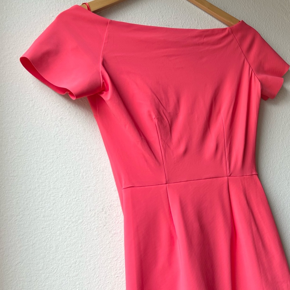 NWT $695 Chiara Boni La Petite Robe Devis Dress in Pink Red Sz 8 - Picture 9 of 16
